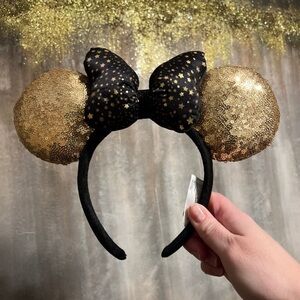 Disneyland Paris Gold Minnie ears